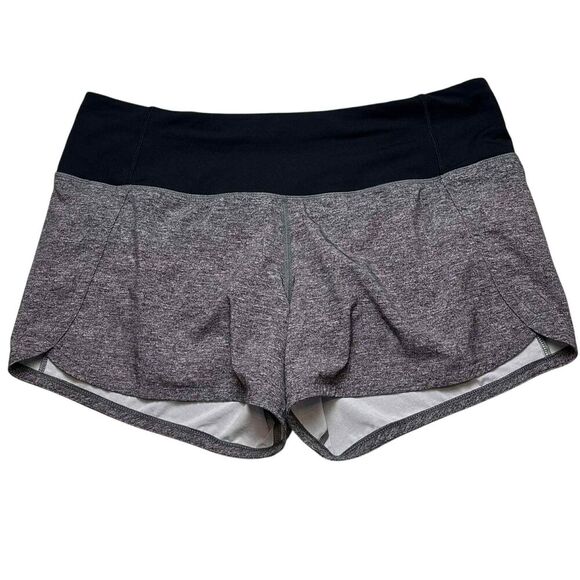 Lululemon Run Times Mid-Rise Short 4" *Heather Lux Multi Black - Picture 2 of 9